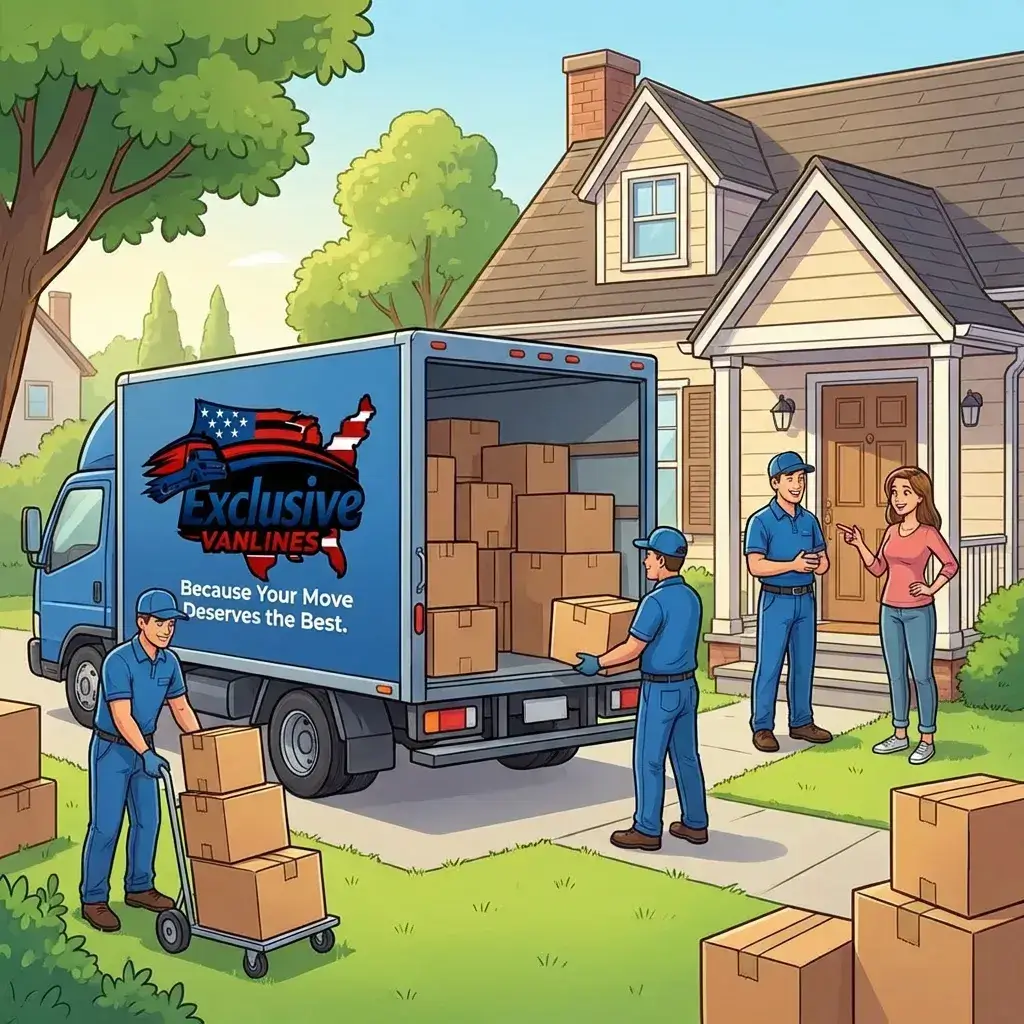 Exclusive Van Lines professional movers at work